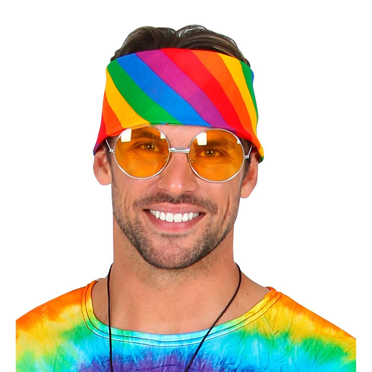 Bandana Tessuto Arcobaleno Multicolor cm.55x55 |Widmann