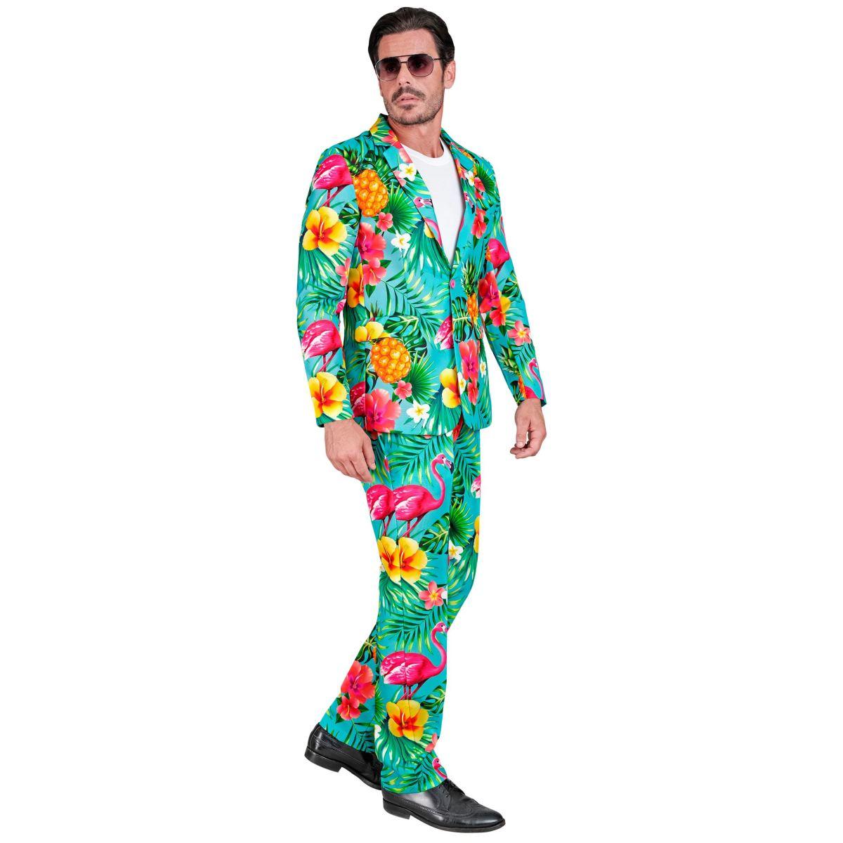 Costume Completo Summer Party HawaiI Azzurro |Widmann
