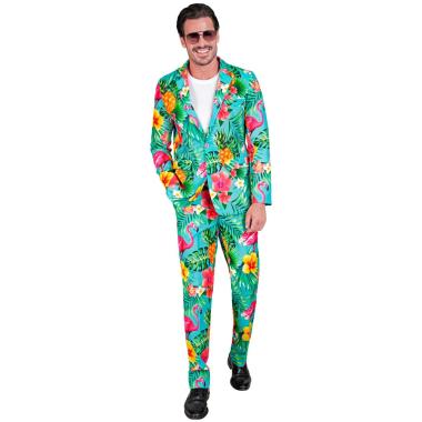 Costume Completo Summer Party HawaiI Azzurro |Widmann