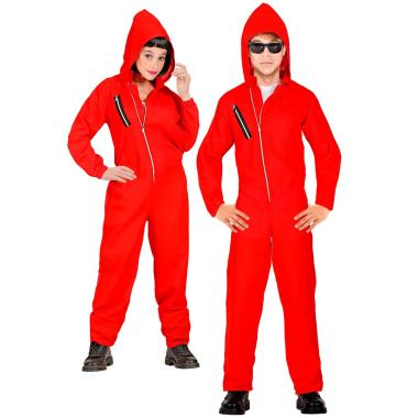 Costume Tuta Ladro Rossa |Widmann