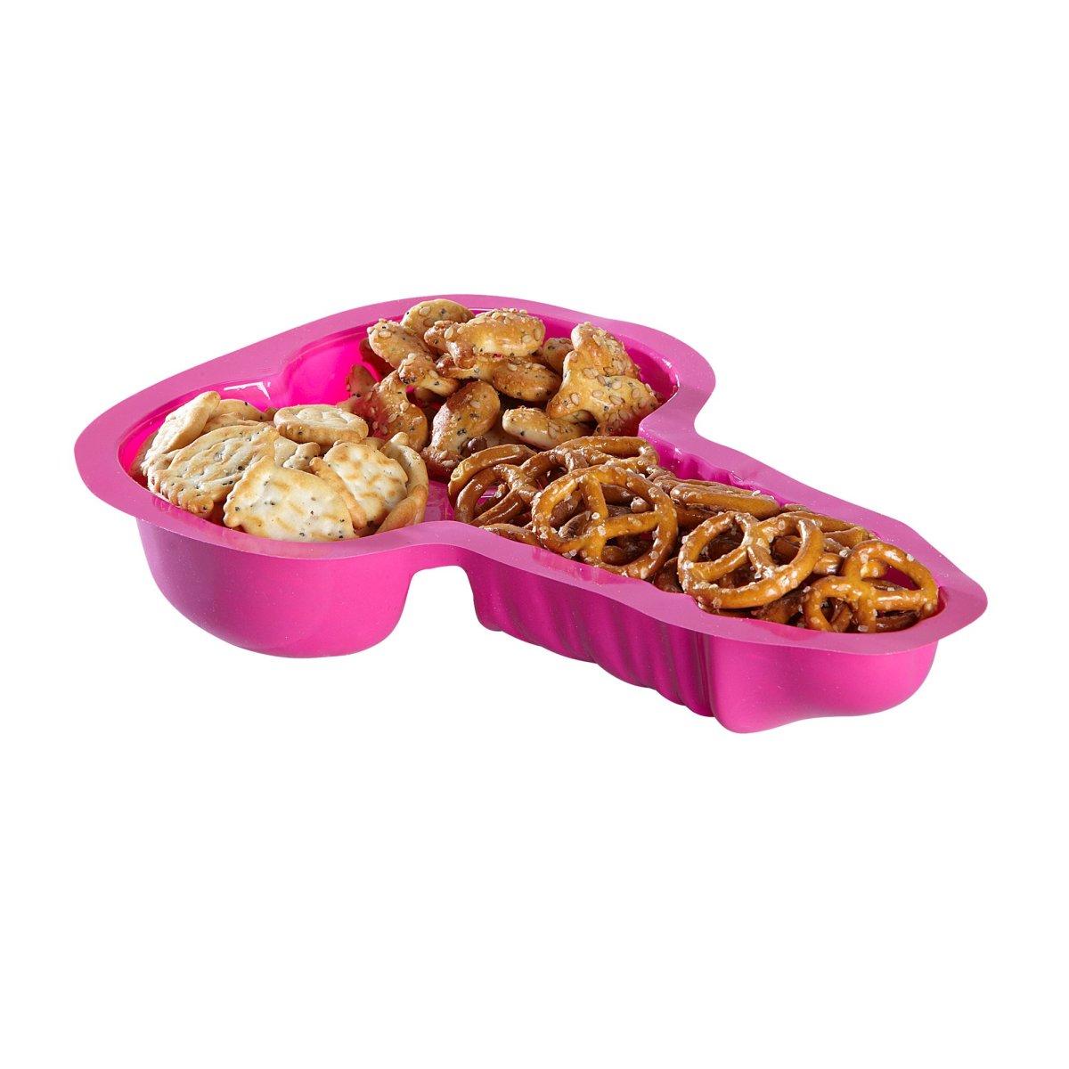 Piatti Pvc Pene Rosa Set pz.2 |Widmann