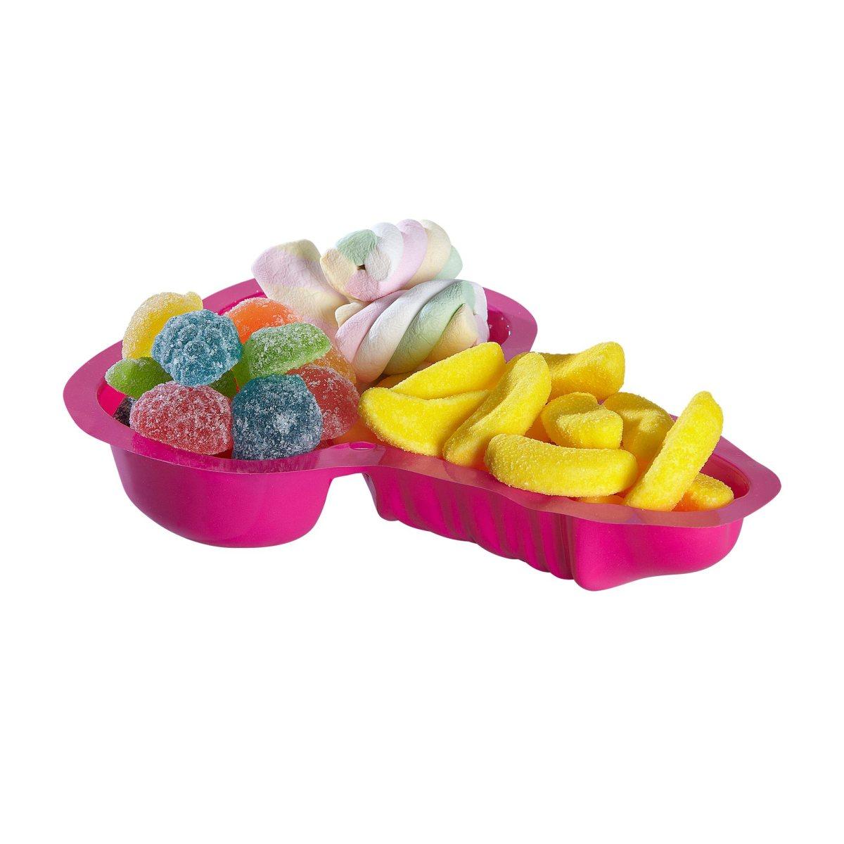 Piatti Pvc Pene Rosa Set pz.2 |Widmann