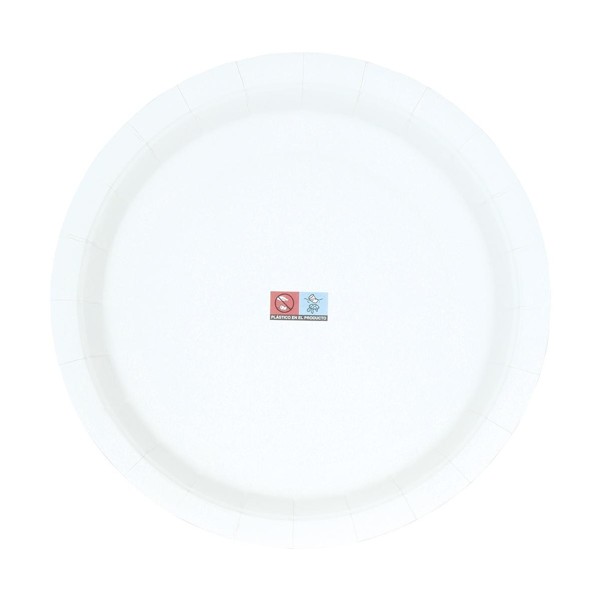 Piatti Carta Natale cm.Ø23 Con Scritta pz6 | Guirca