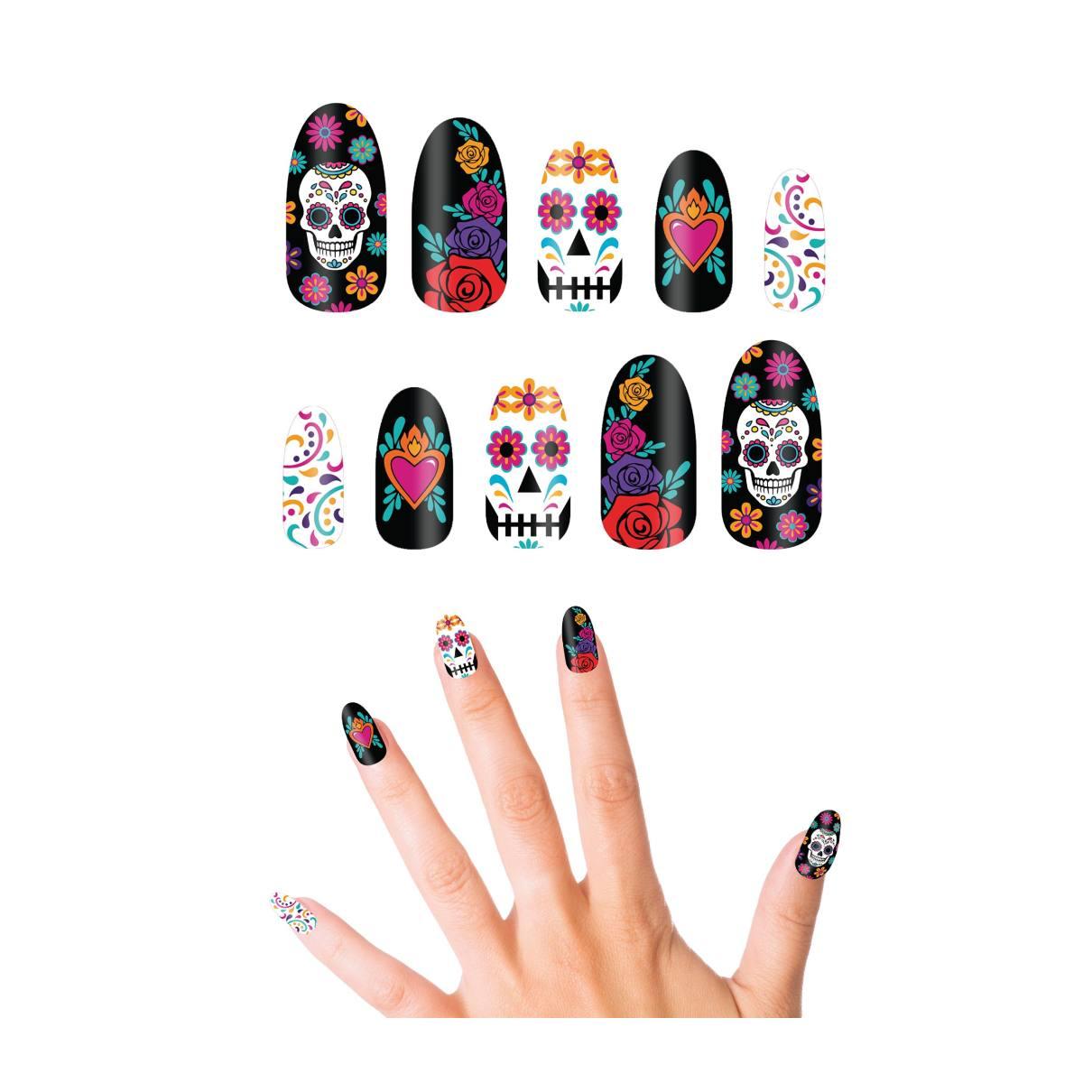 Unghie Catrina Con Colla Set 12 pz. |Guirca