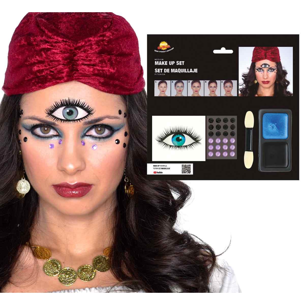Trucco Decorazioni Adesive Viso Cartomante |Guirca