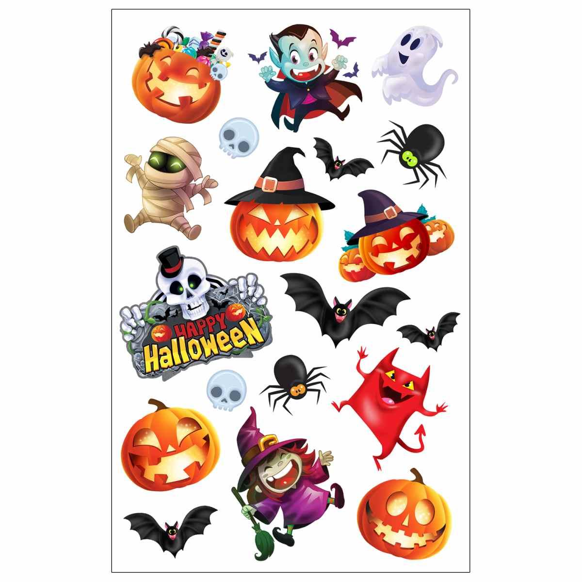 Tatuaggi Corpo Halloween Rimovibili Assortiti |Guirca