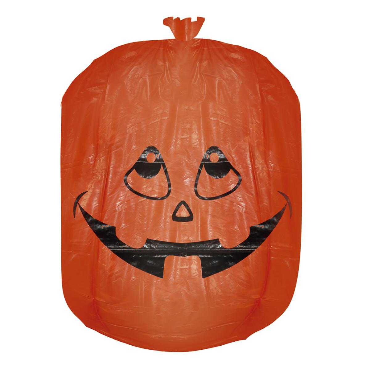 Sacchi Halloween Arancioni Con Zucche Assortiti Set pz.3 |Guirca