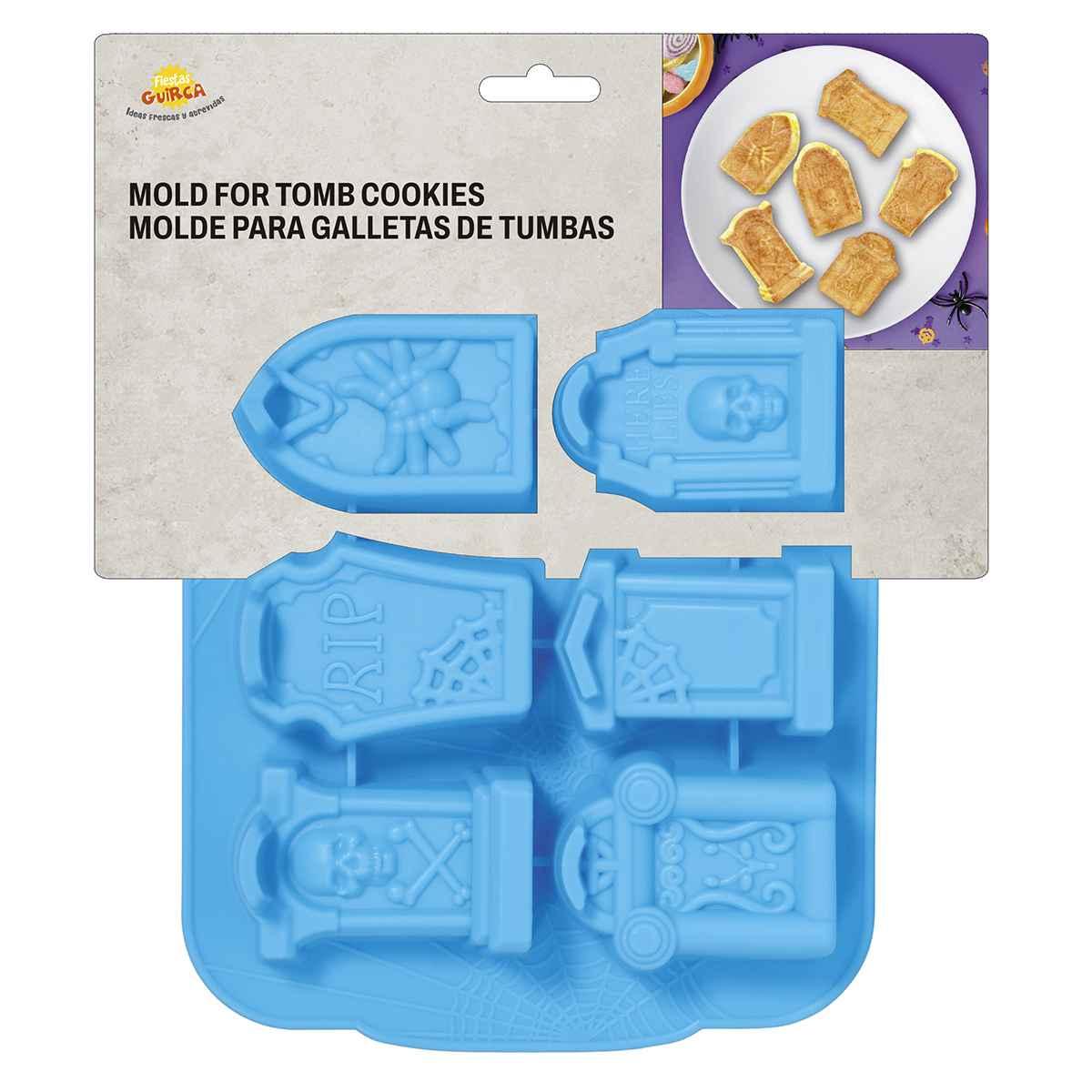 Stampo Silicone Halloween Biscotti Con Bare Set pz.6 |Guirca