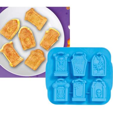 Stampo Silicone Halloween Biscotti Con Bare Set pz.6 |Guirca