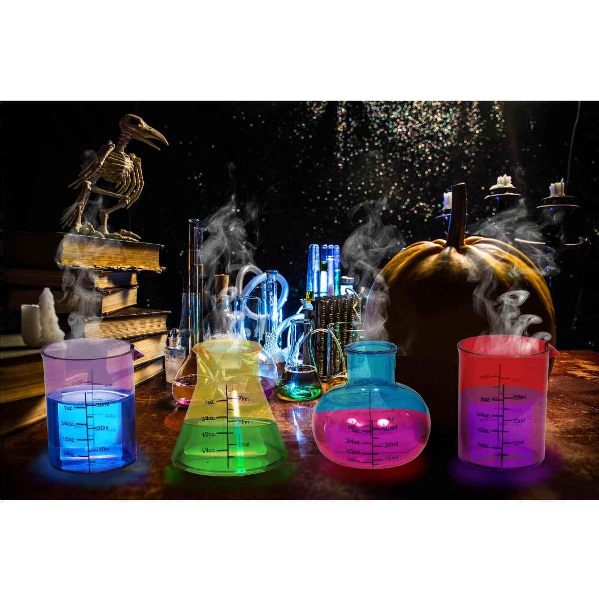 Bicchiere Set Halloween Pvc Da Laboratorio Set pz.4 |Guirca