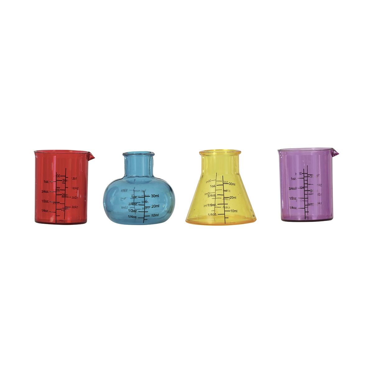 Bicchiere Set Halloween Pvc Da Laboratorio Set pz.4 |Guirca