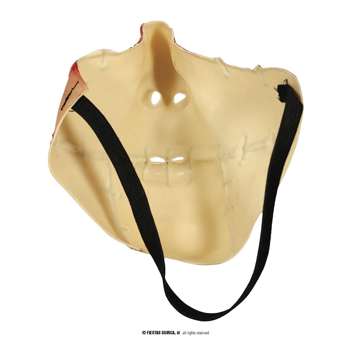 Maschera Viso Horror Lattice Bocca Cucita |Guirca