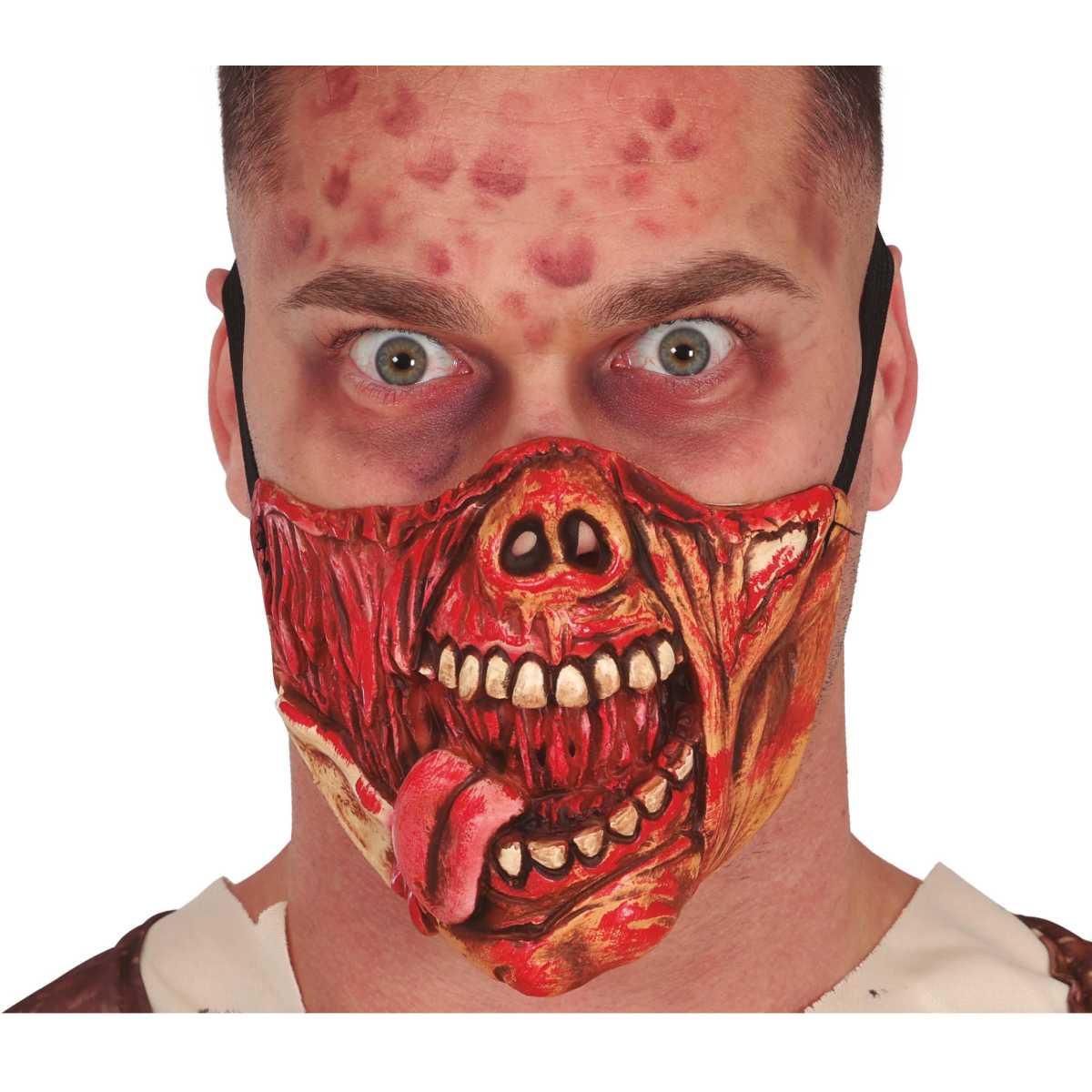 Maschera Viso Horror Lattice Teschio |Guirca