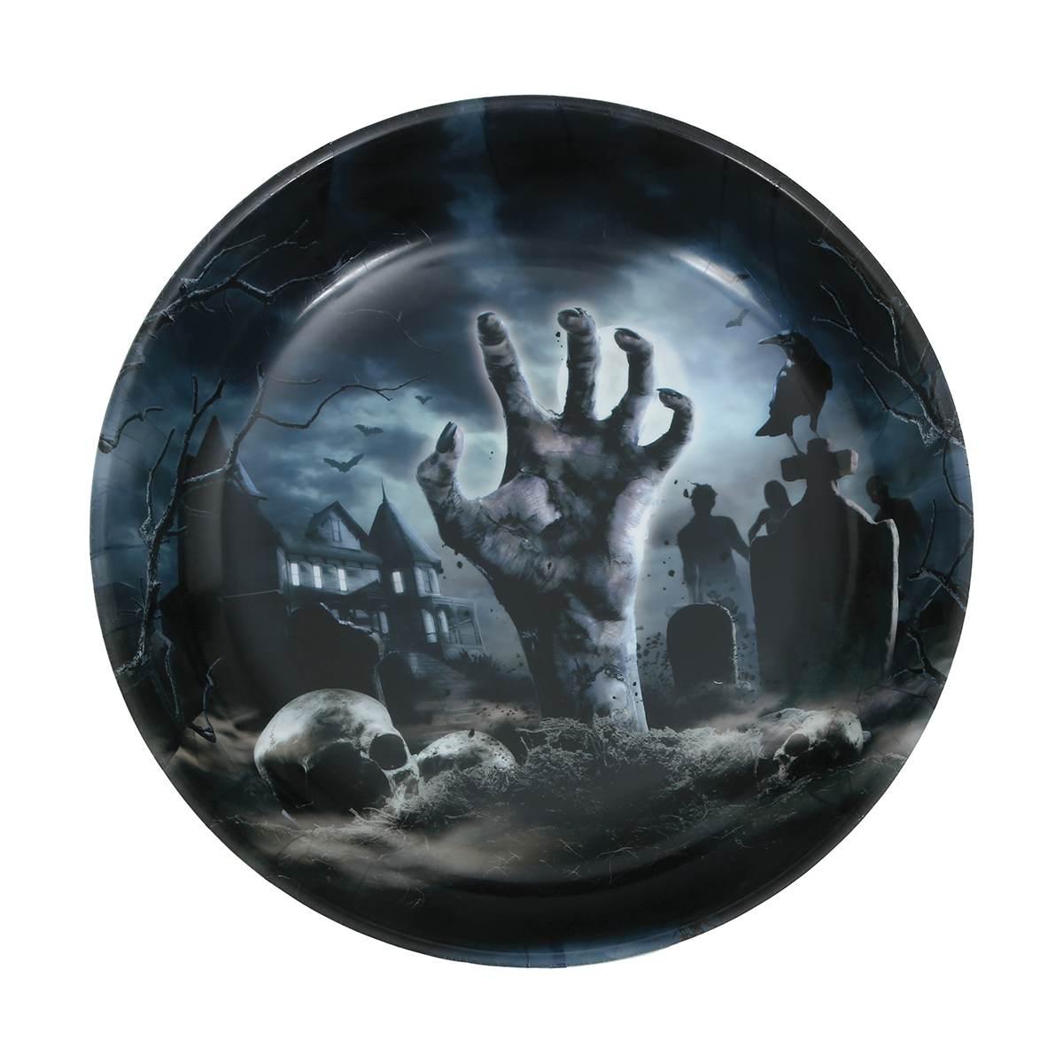Ciotola Halloween Pvc Cimitero cm.Ø32 |Guirca