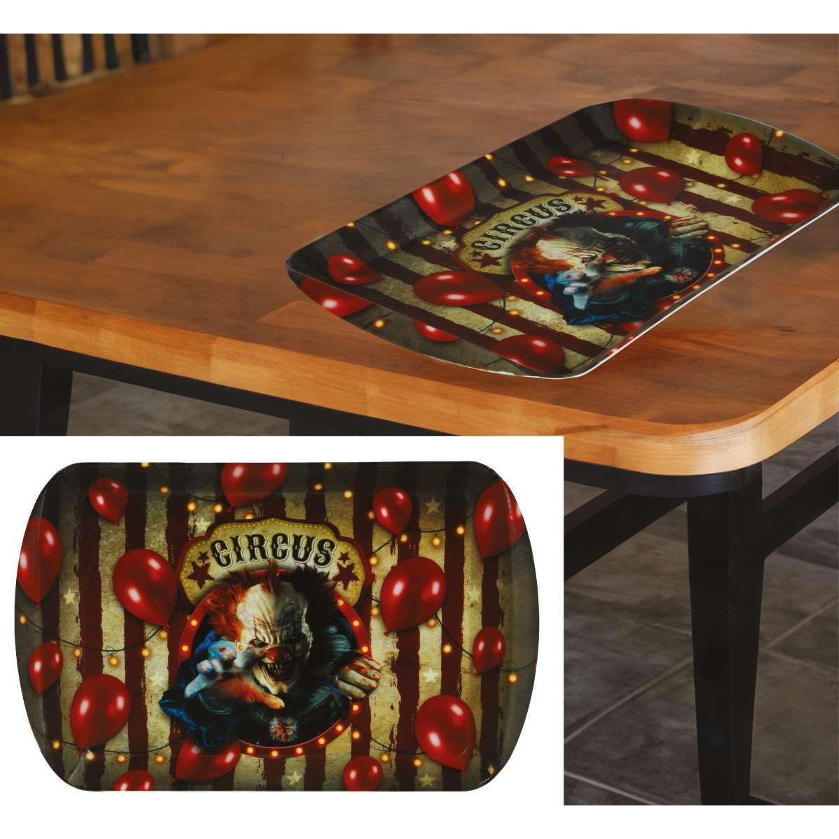 Vassoio Halloween Pvc Circus cm.39x24 |Guirca