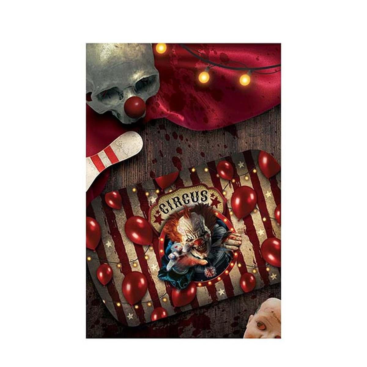 Vassoio Halloween Pvc Circus cm.39x24 |Guirca