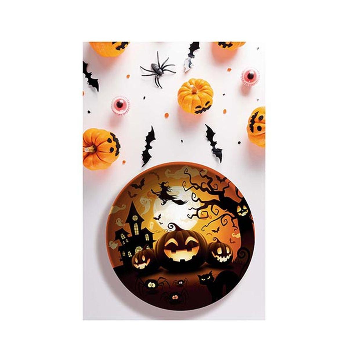 Ciotola Halloween Pvc Zucche cm.Ø32 |Guirca