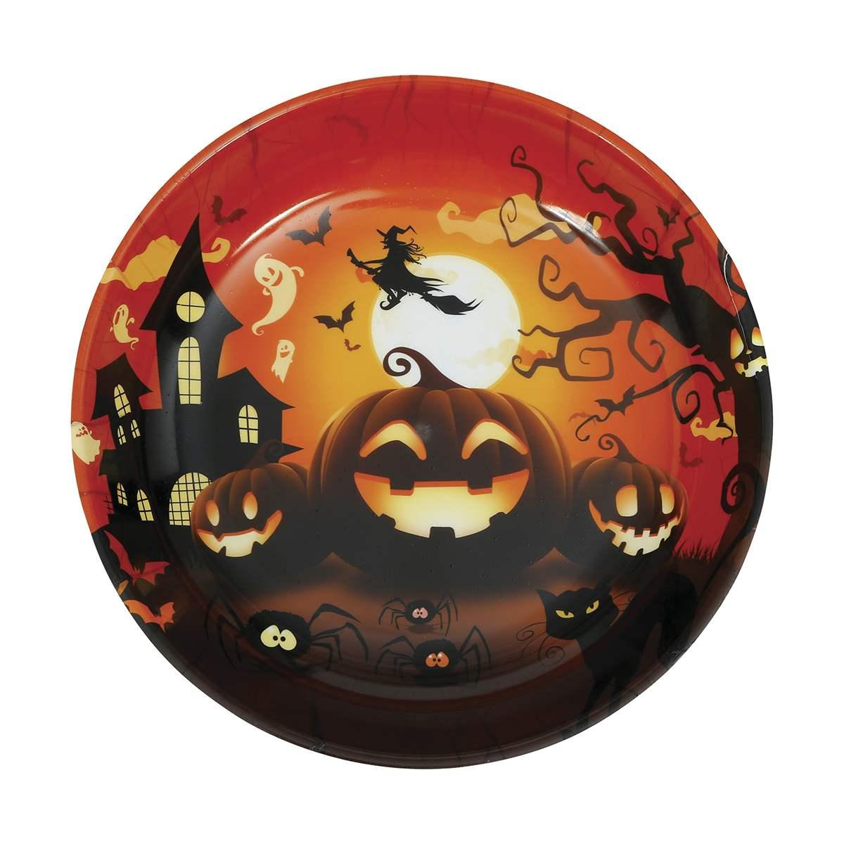Ciotola Halloween Pvc Zucche cm.Ø32 |Guirca