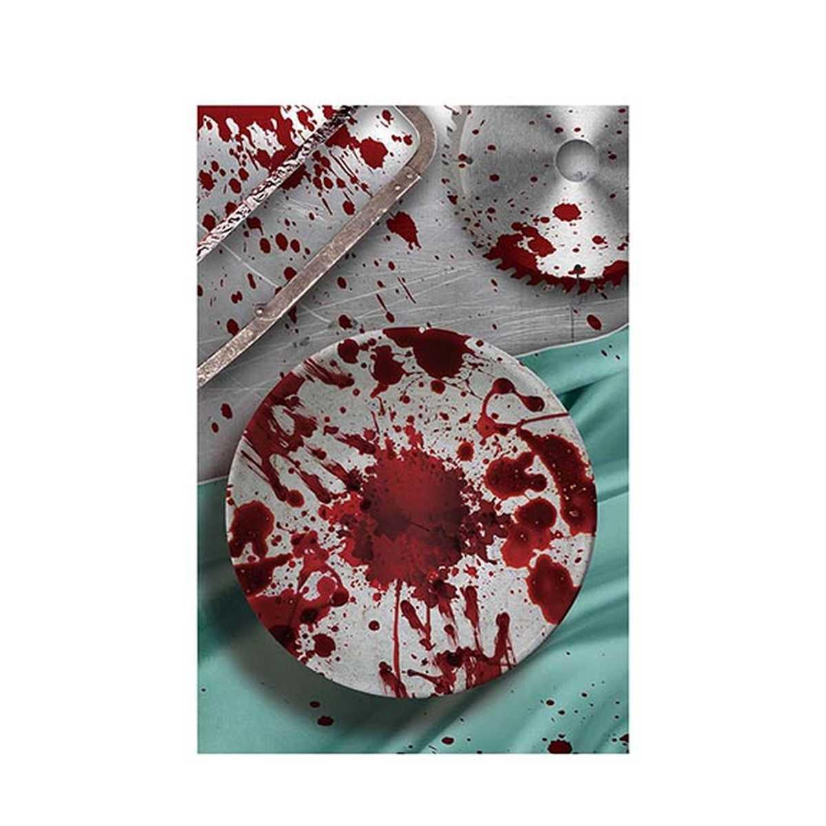 Ciotola Halloween Pvc Con Impronte Insanguinate cm.Ø32 |Guirca