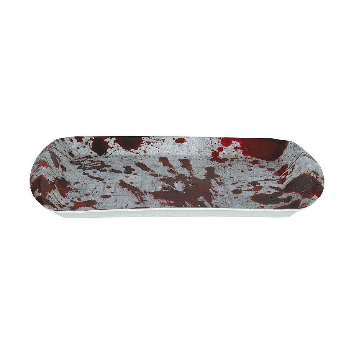 Vassoio Halloween Pvc Impronte Insanguinate cm.39x24 |Guirca