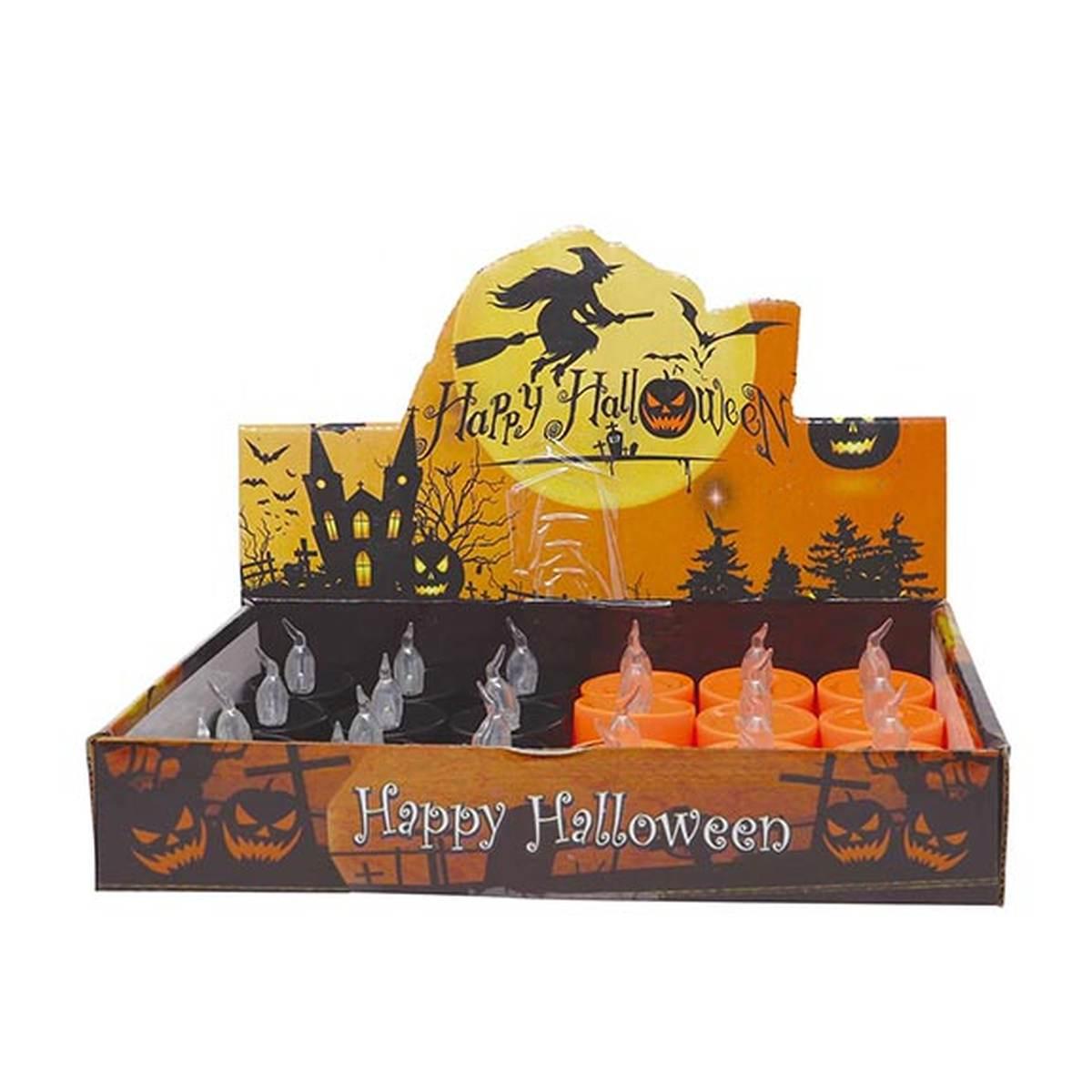 Candela Halloween Con Luce Led cm.4,5 |Guirca