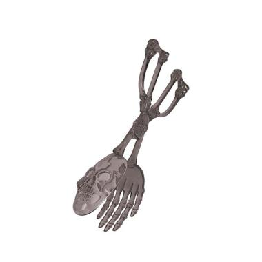 Pinza Insalata Halloween Pvc Con Teschio E Mani |Guirca