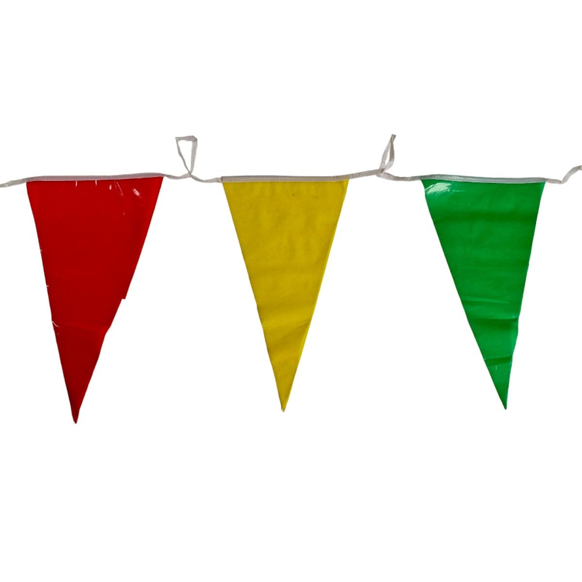 Festone Party Con Bandierine Color Mt.10 Pvc |Carnival Toys