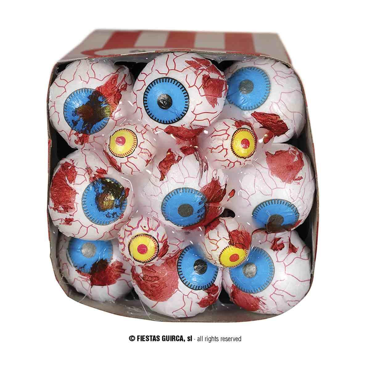 Decorazione Scatola Pop Corn Con Occhi Insanguinati 9x8x16 |Guirca