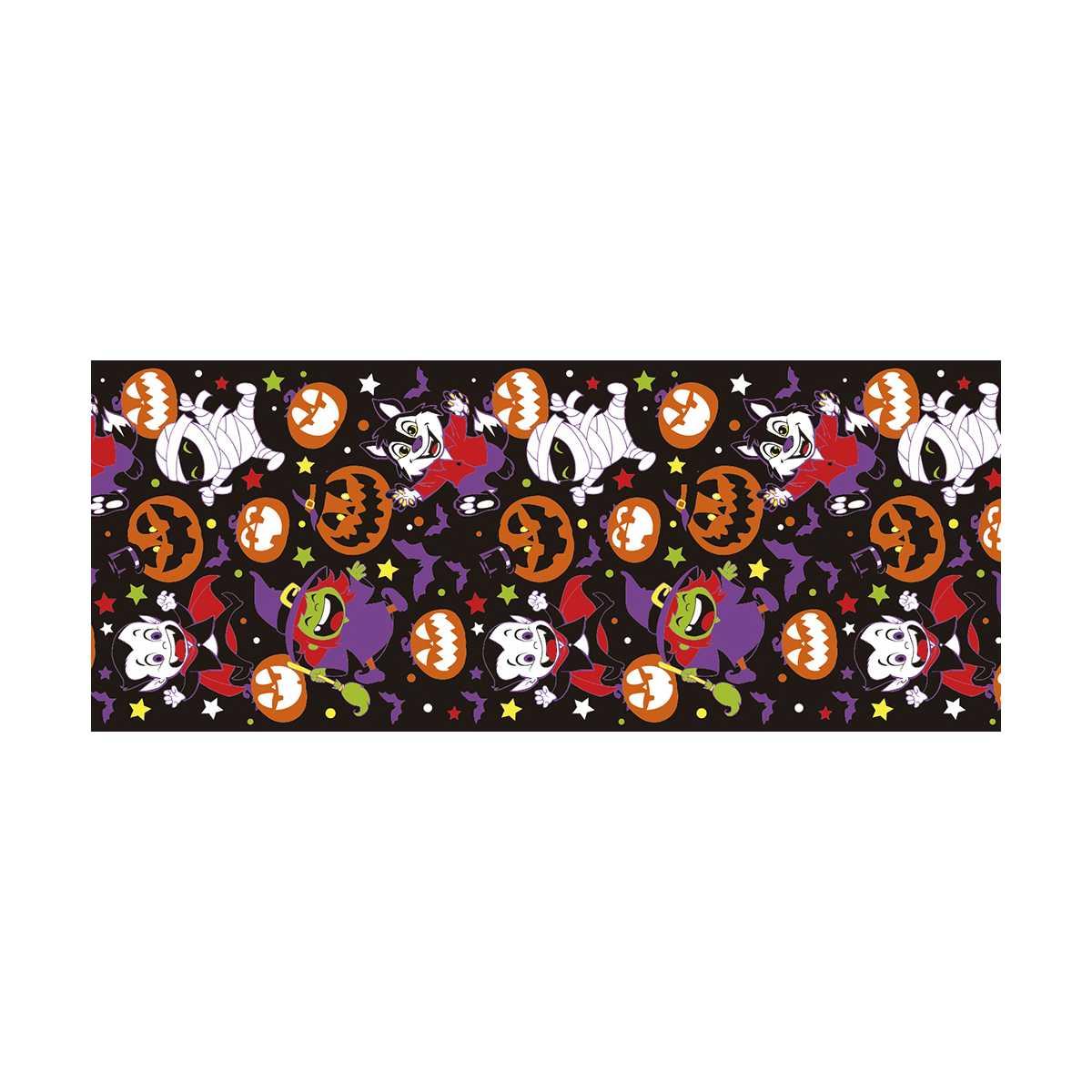 Runner Halloween Nero Con Zucche E Fantasmi cm.28x275 |Guirca
