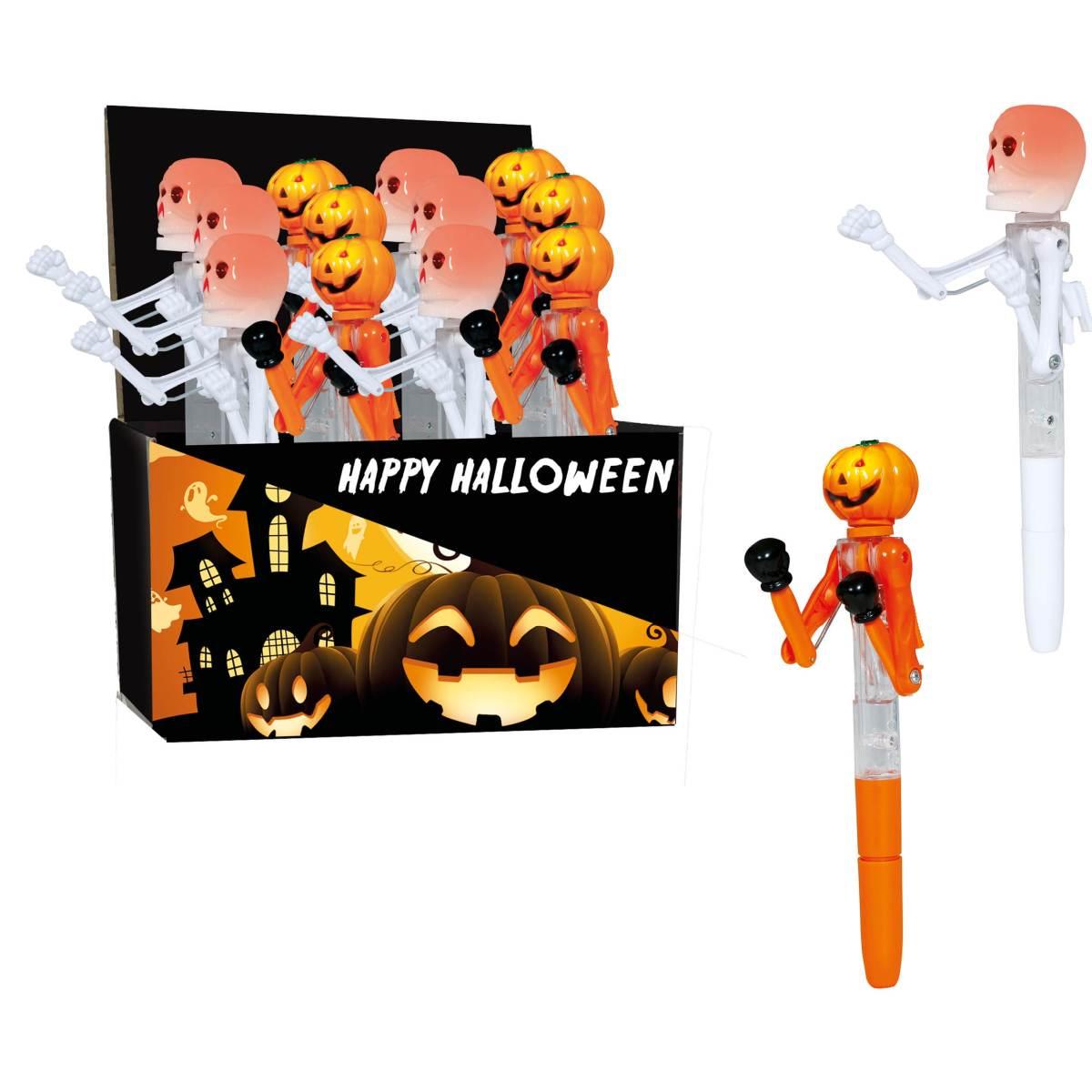 Penna Halloween Con Zucca E Luce |Guirca