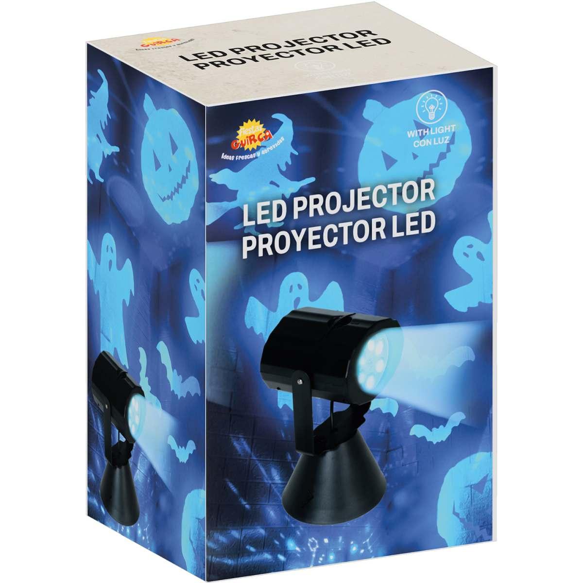 Proiettore Led Soggetti Halloween Con Movimento A Batterie |Guirca