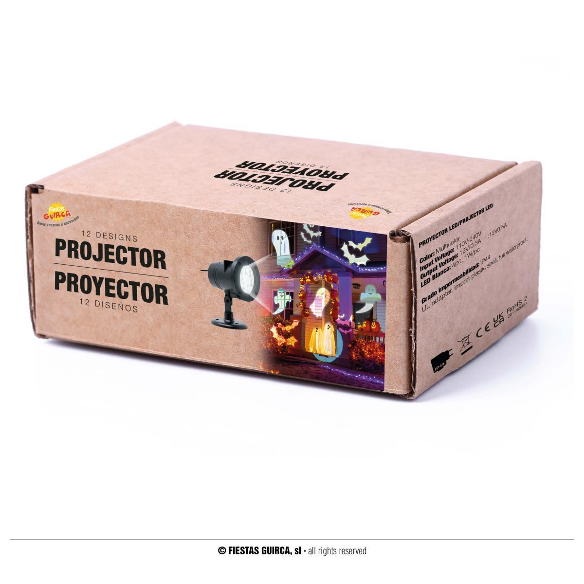 Proiettore Led Soggetti Halloween Con Movimento |Guirca