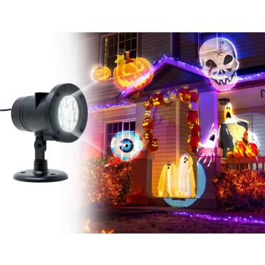 Proiettore Led Soggetti Halloween Con Movimento |Guirca