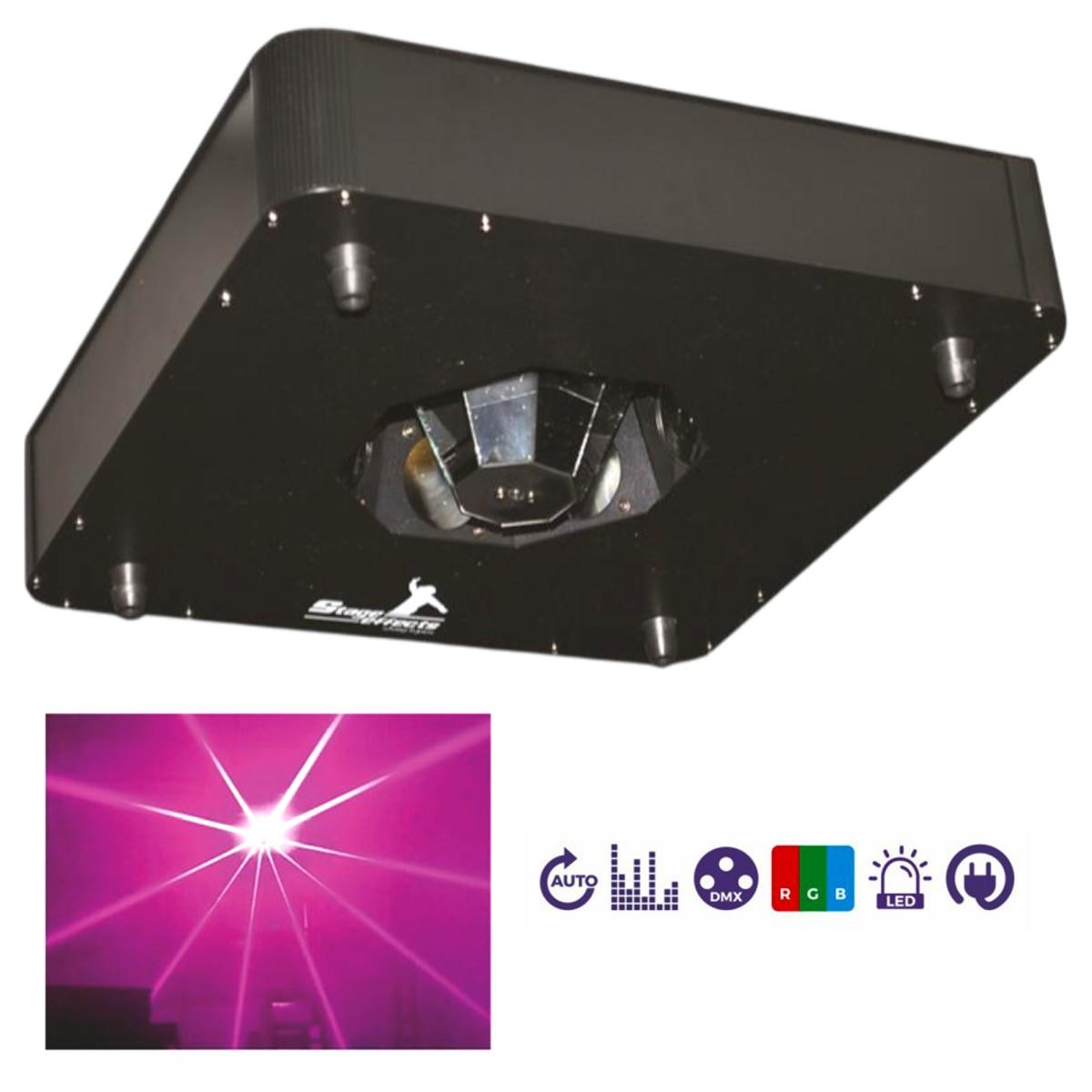 Luce Mobile Scanner Led Rgbw Dmx 10W Per Animazione |Espa