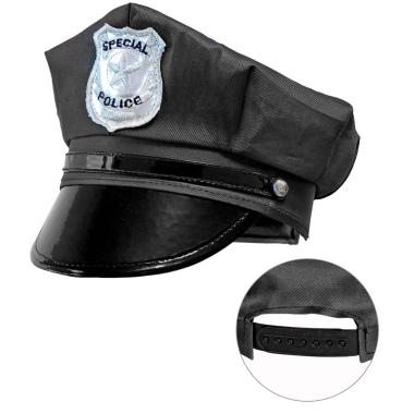 Cappello Poliziotto Nero Regolabile |Widmann