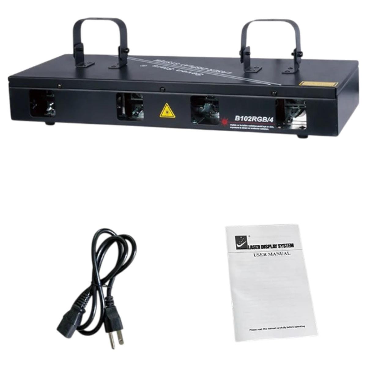 Proiettore Laser Professionale Rgbv 4 Teste 560Mw |Espa