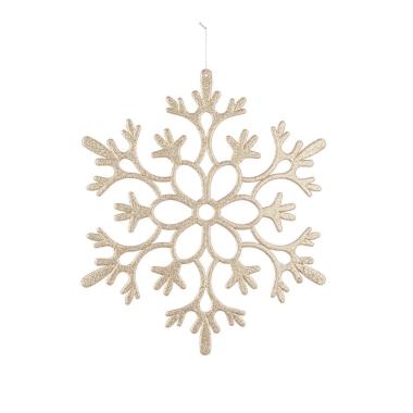 Decorazione Natalizia Fiocco Neve Oro cm.Ø40 |Bizzotto_485