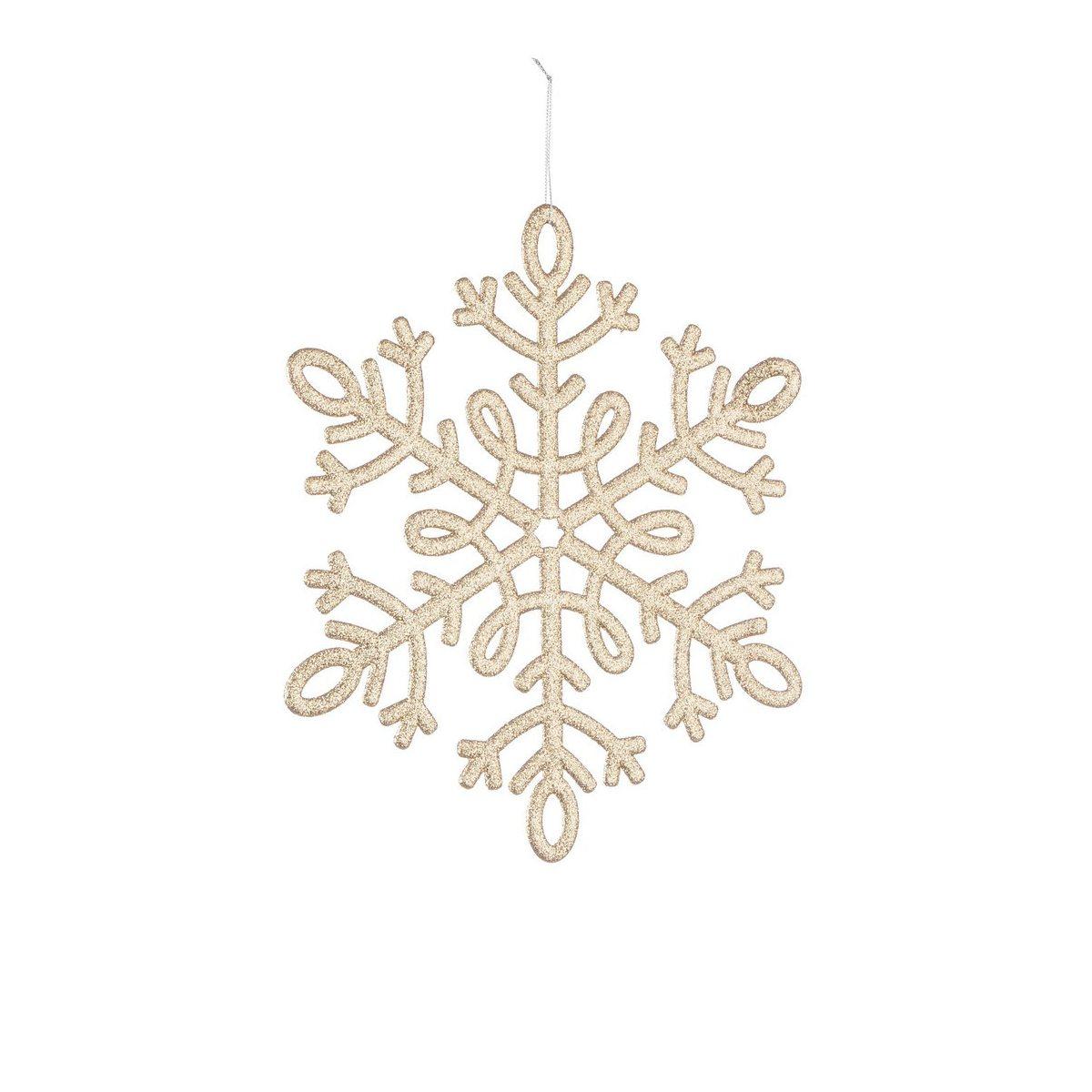 Decorazione Natalizia Fiocco Neve Oro cm.Ø30 |Bizzotto_454