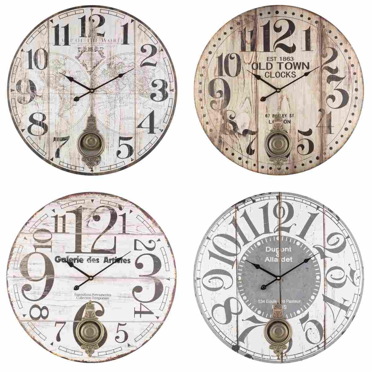 Orologio a Parete cm.Ø58 Legno Arizona Tondo |Bizzotto_734C