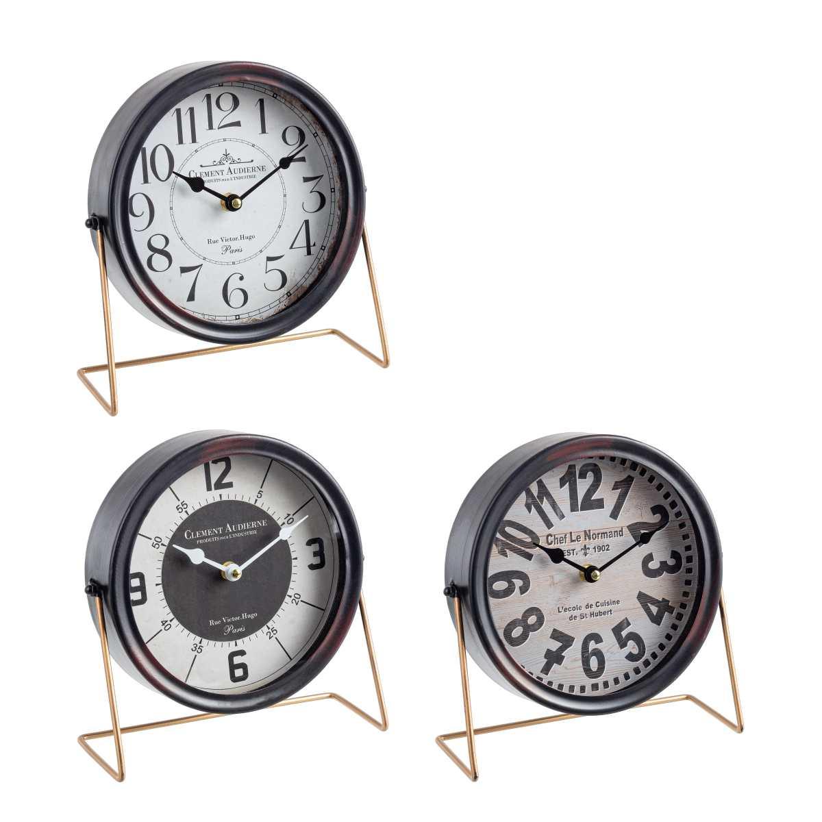 Orologio da Tavolo Clement cm.24X22 |Bizzotto_016A