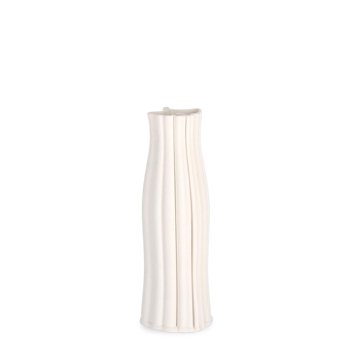 Vaso Ceramica Haylee Bianco cm.9,5x28 |Bizzotto_155
