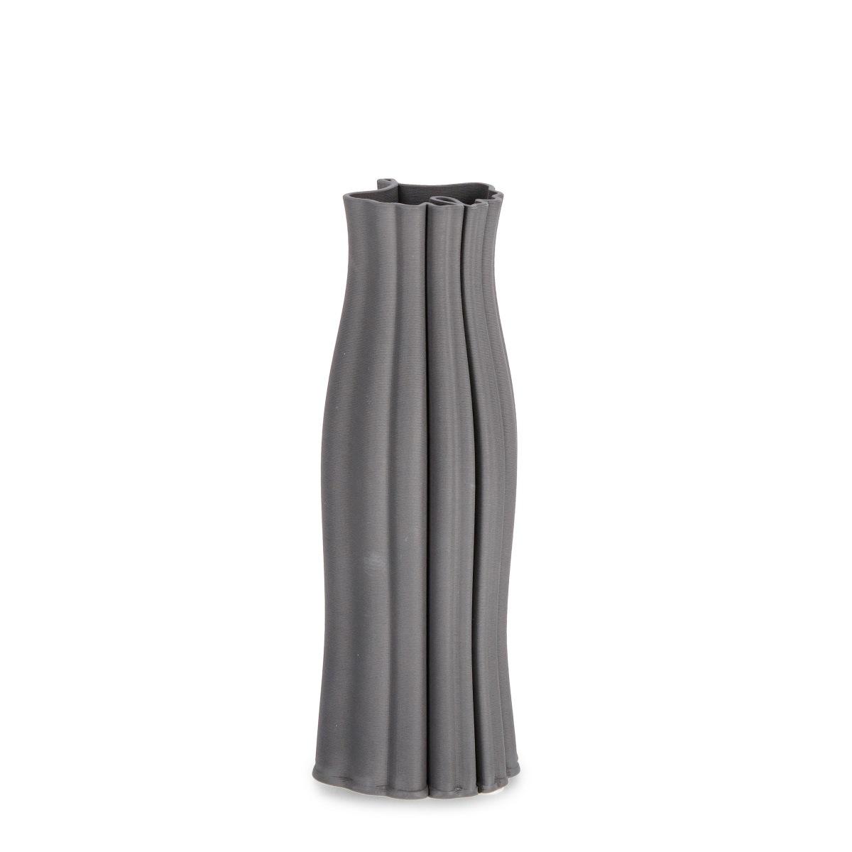 Vaso Ceramica Haylee Grigio cm.12x32 |Bizzotto_162