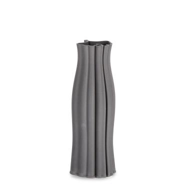 Vaso Ceramica Haylee Grigio cm.12x32 |Bizzotto_162