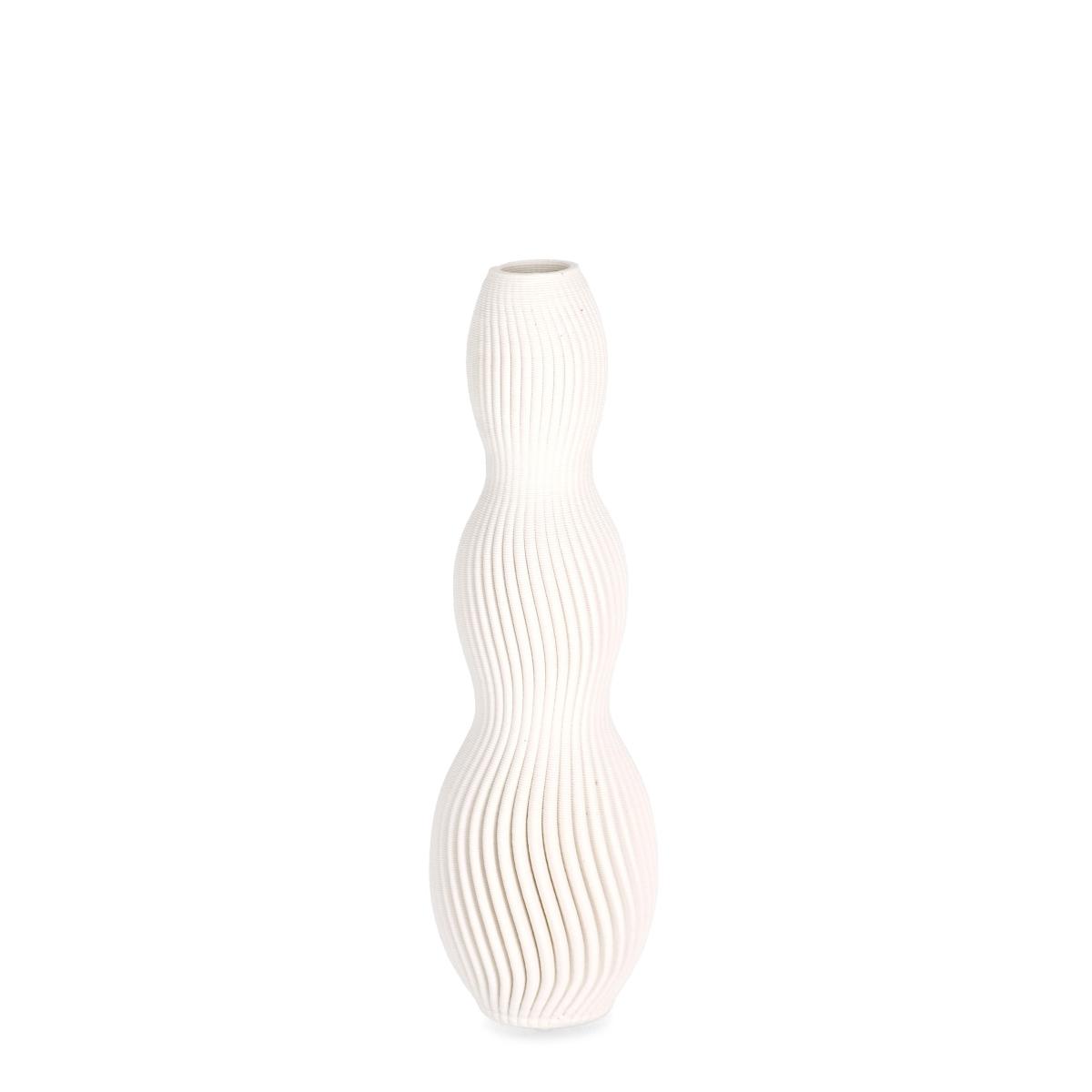 Vaso Ceramica Svenna Bianco cm.9x28 |Bizzotto_285