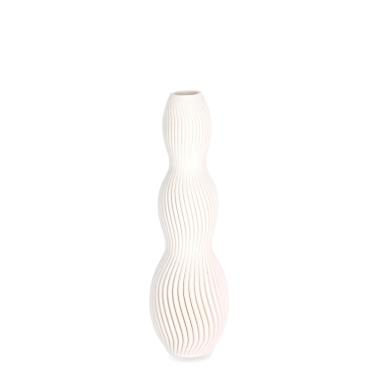 Vaso Ceramica Svenna Bianco cm.9x28 |Bizzotto_285