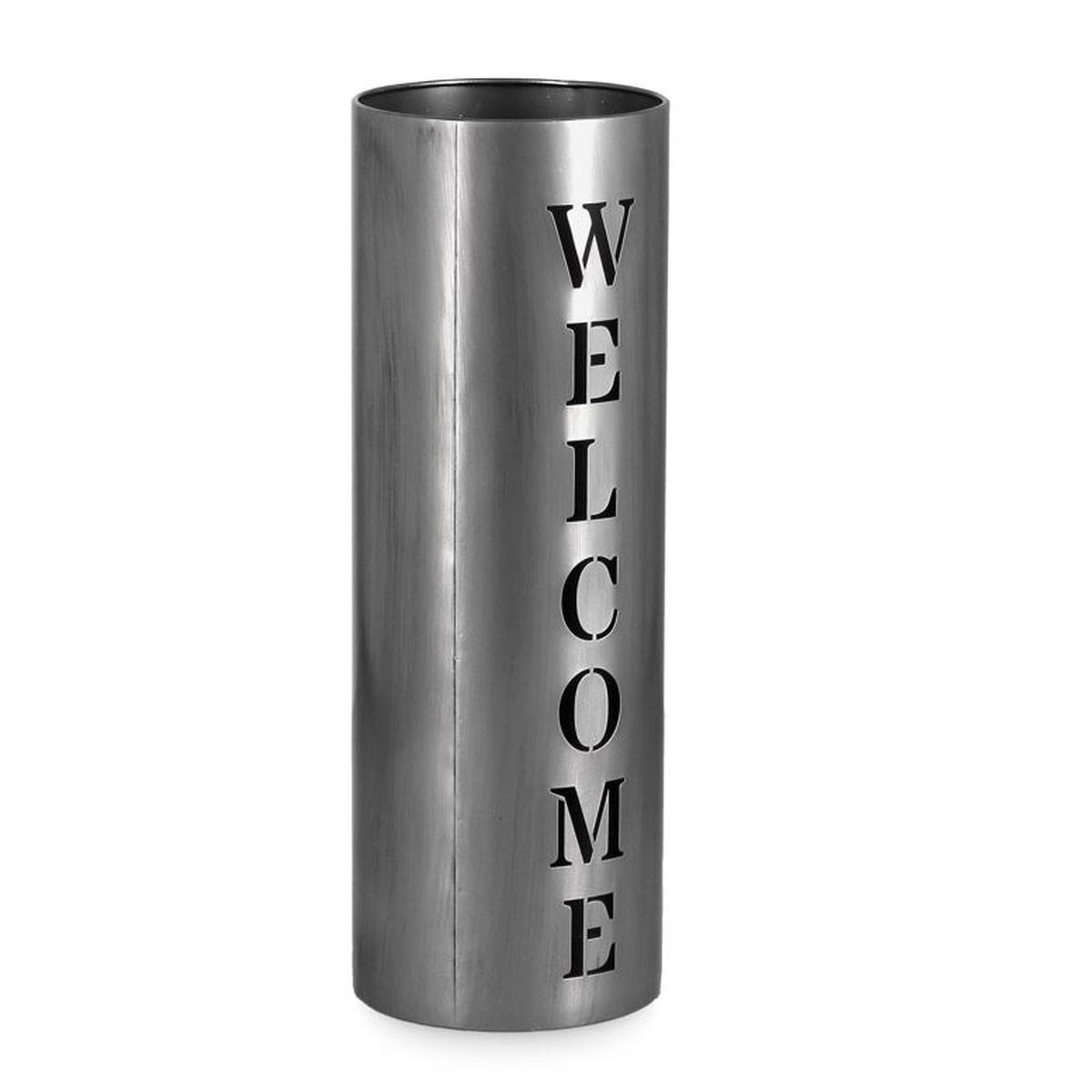 Portaombrelli Metallo Welcome Tondo cm.Ø18x52 |Bizzotto_307