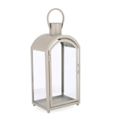 Lanterna cm.43 Metallo Jillian Grigia |Bizzotto_625