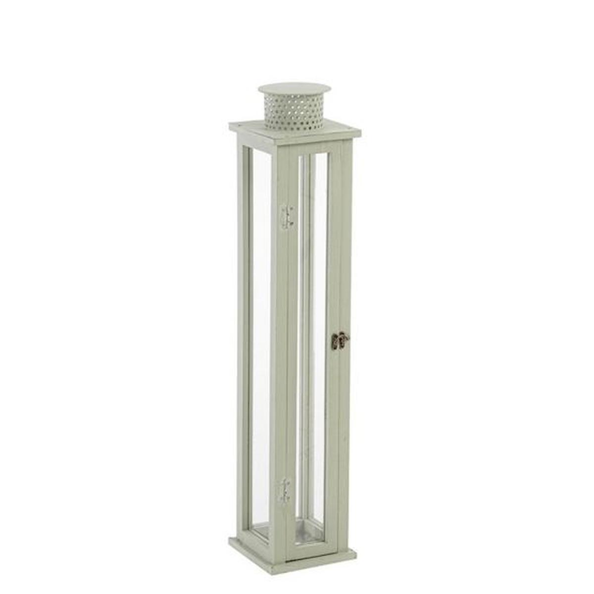 Lanterna cm.78 Legno/Metallo Torsti Verde |Bizzotto_113