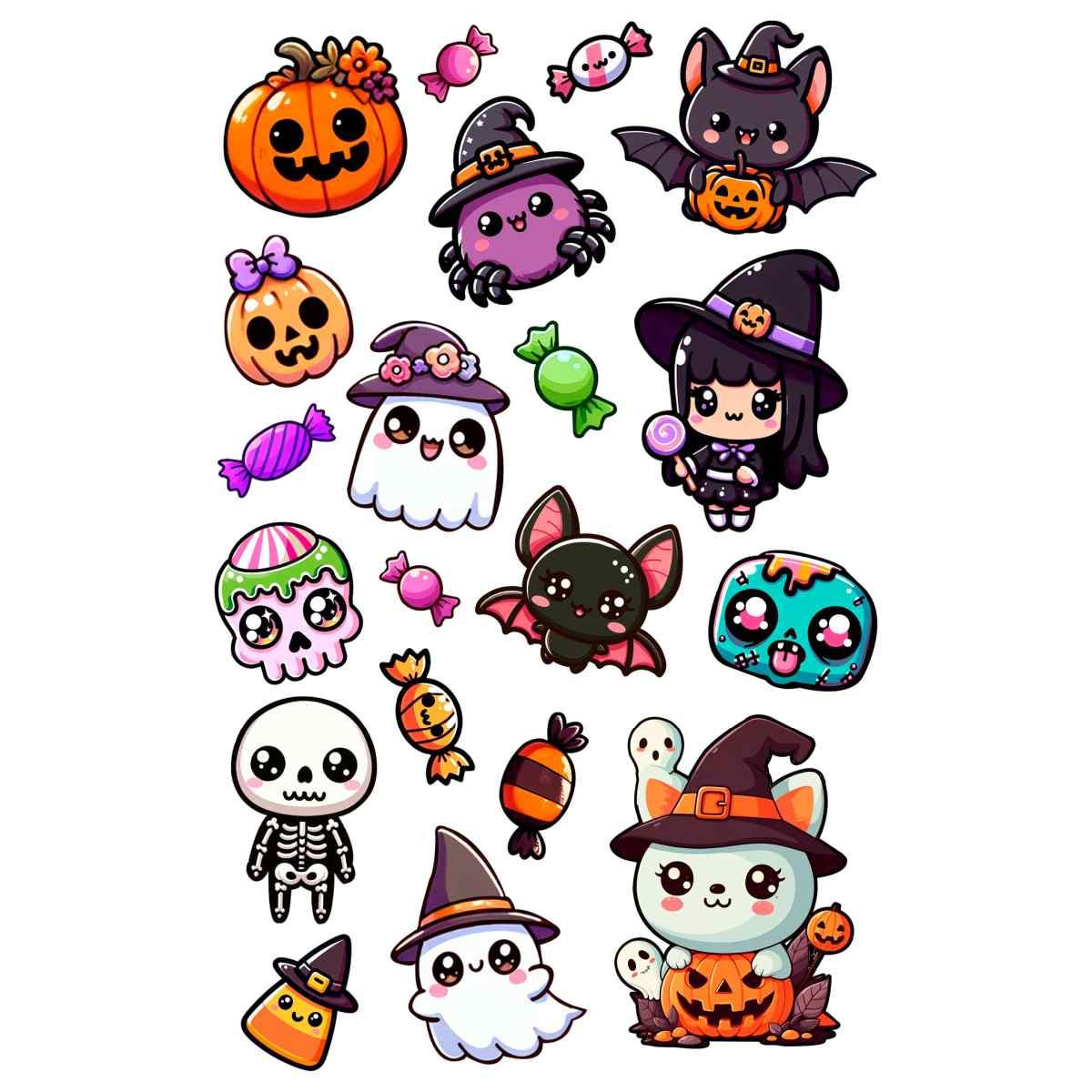 Tatuaggi Corpo Halloween Rimovibili Assortiti |Guirca