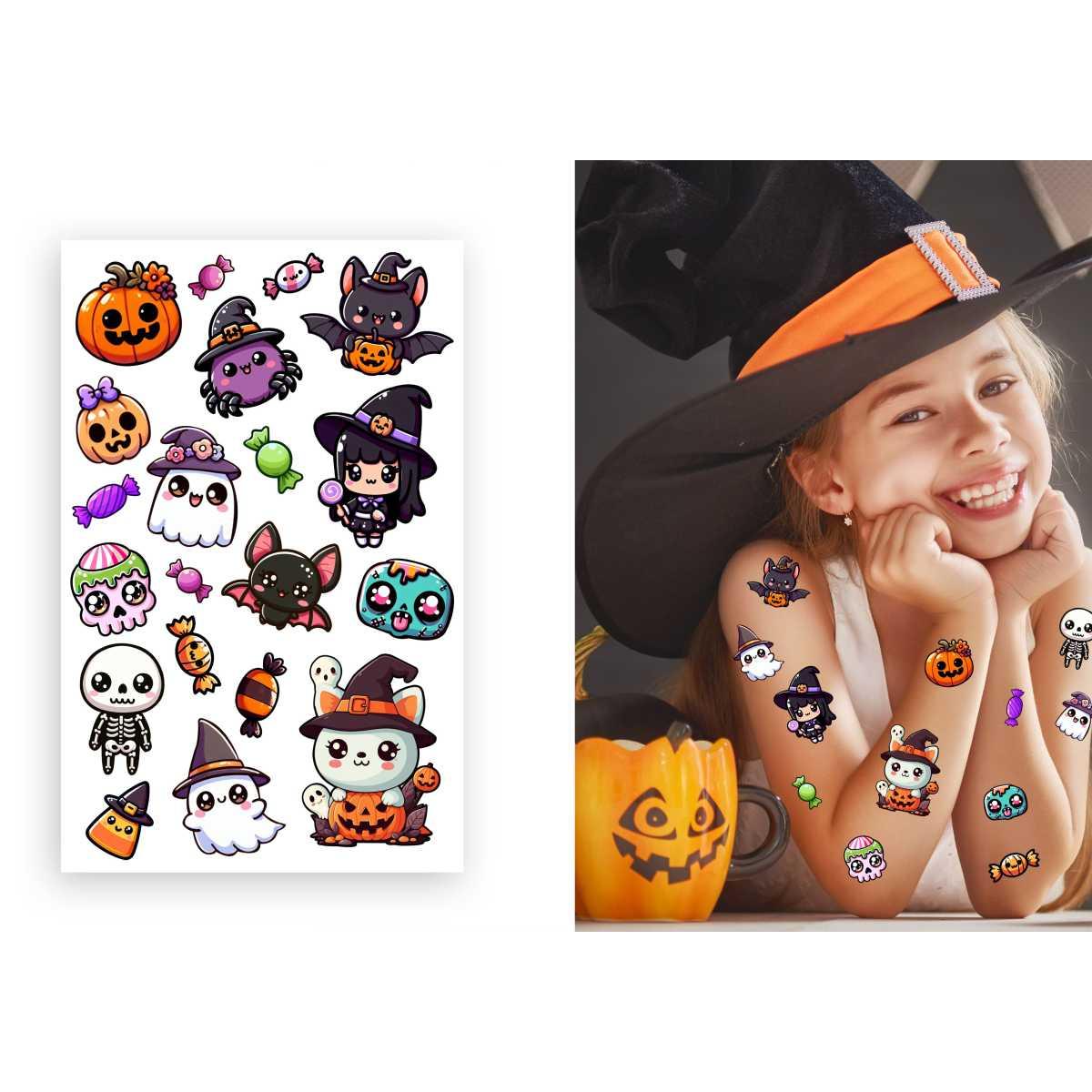 Tatuaggi Corpo Halloween Rimovibili Assortiti |Guirca